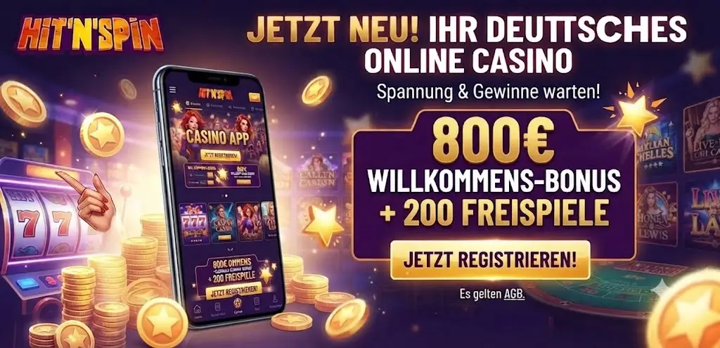 HitnSpin mobile App auf Smartphone