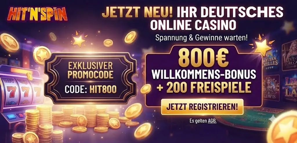 HitnSpin Bonuscode und Promocode